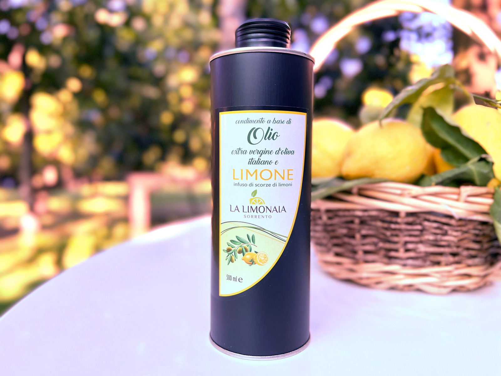 Extra Virgin Olive Oil with Lemon flavour 500ml